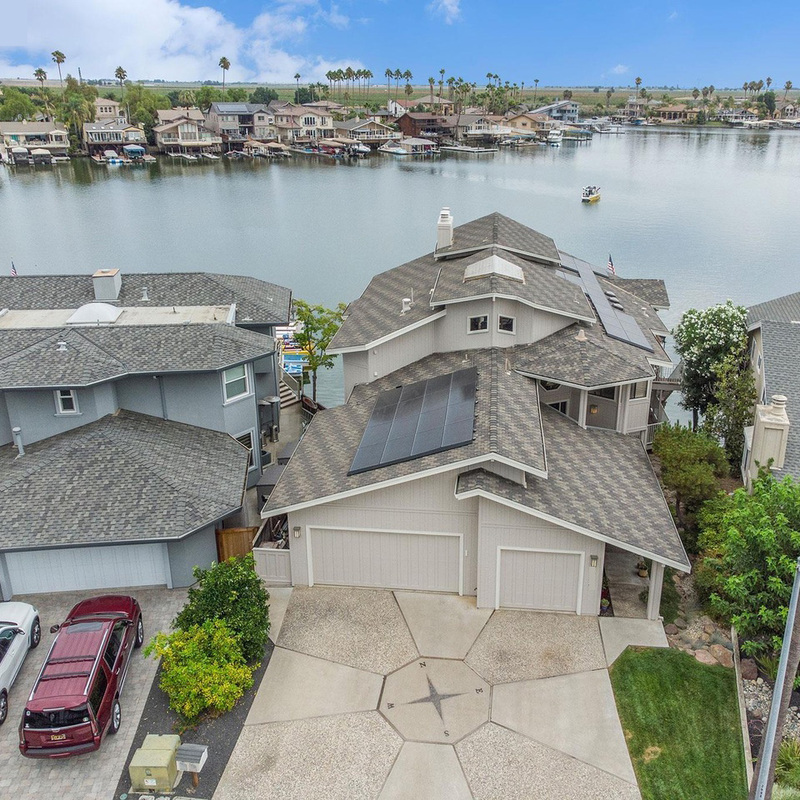 Front of house aerial 1